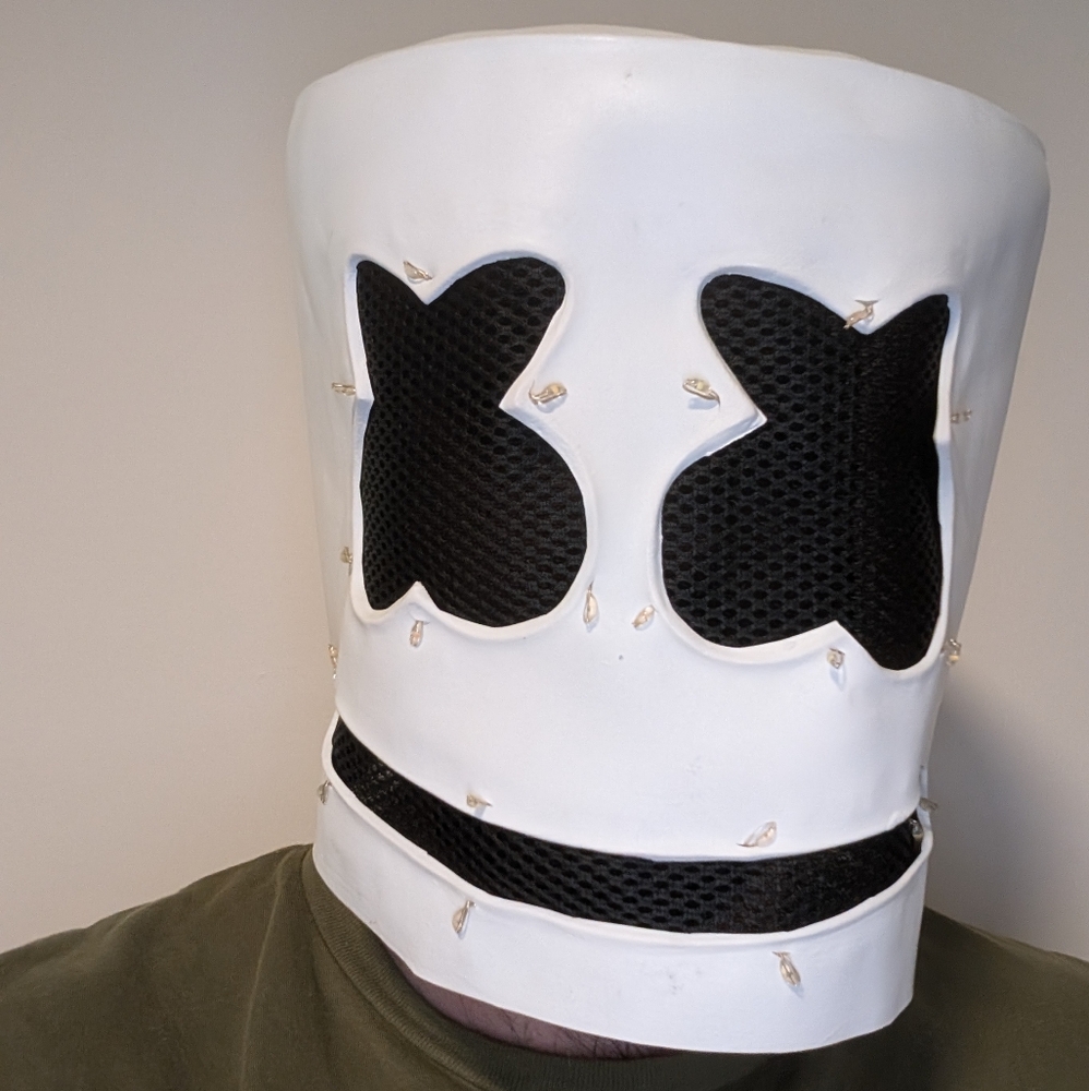 Marshmallow rubber mask